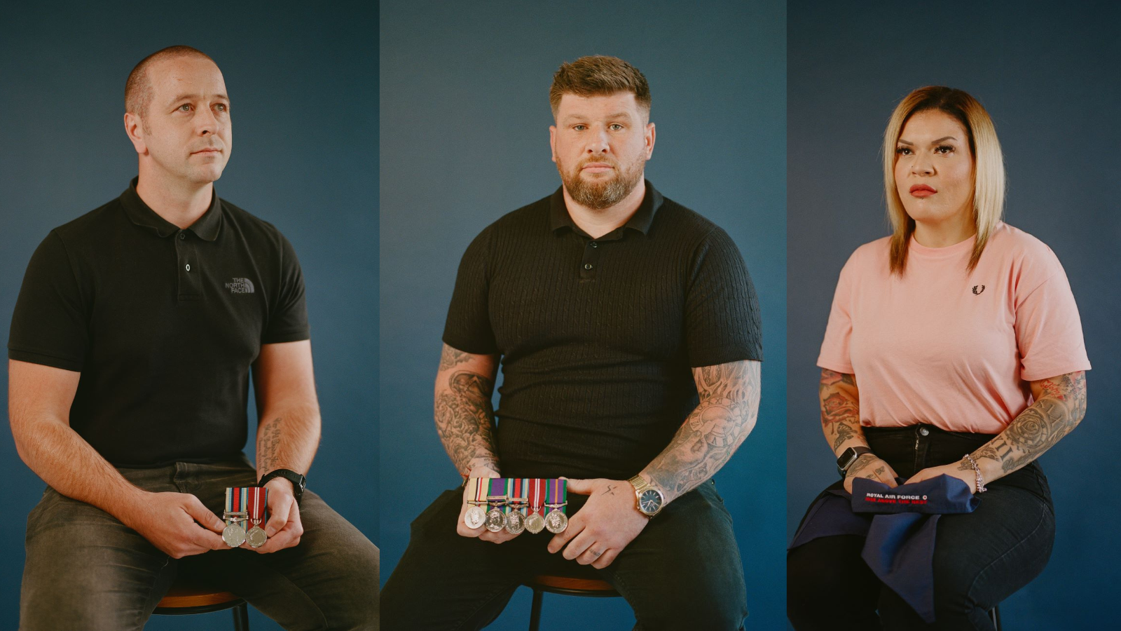 Photographs of Armed Forces veterans