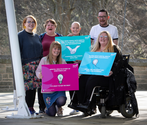 See Me volunteers with Gail Porter at the See Me national event 2020