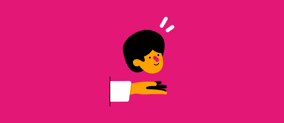 person in a hand