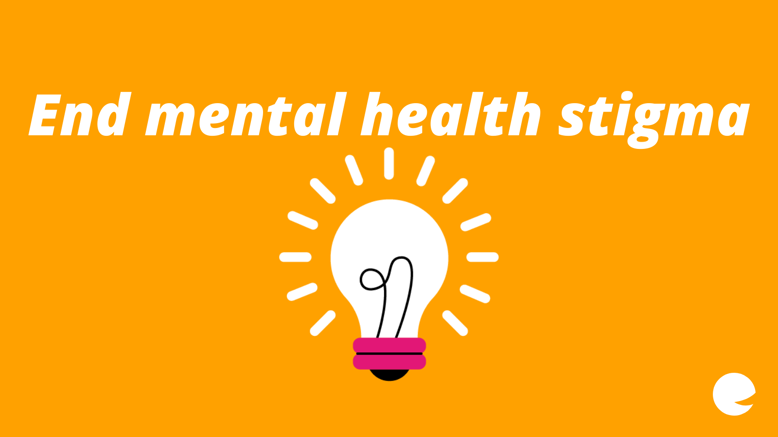 Text: End mental health stigma
