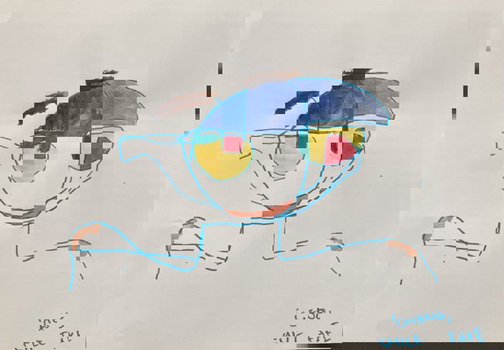 A painting from an Artlink participant
