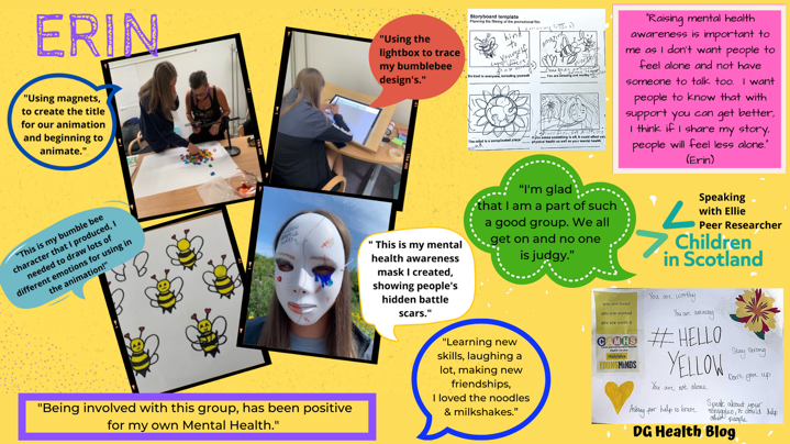 A collage of images from the CAMHS project