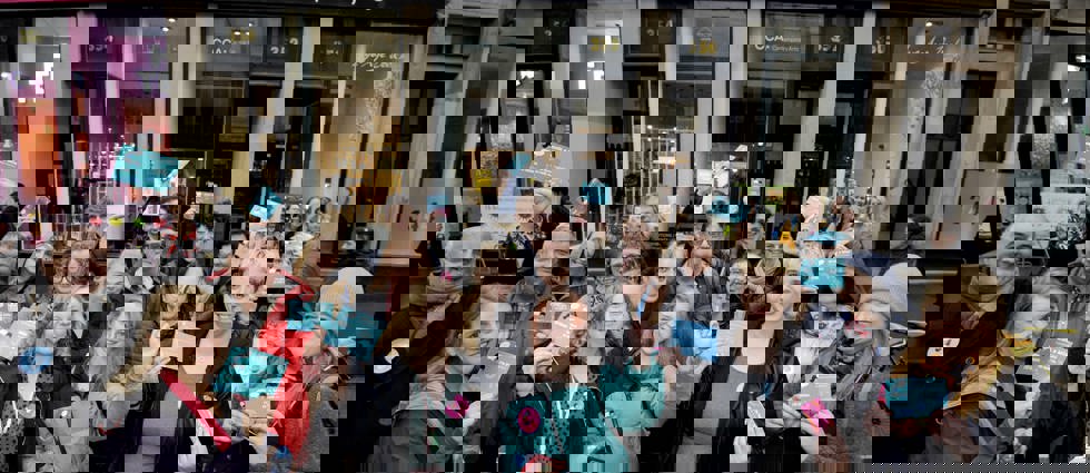 Walk a Mile participants in Glasgow