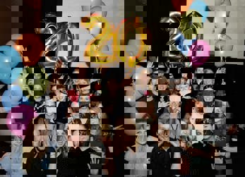 The See Me team celebrating the 20th anniversary