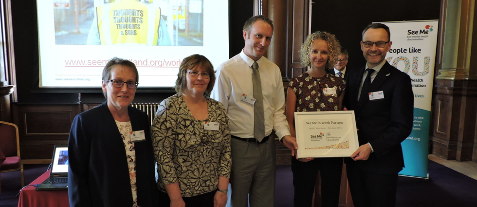 HMRC becoming a See Me in Work Partner