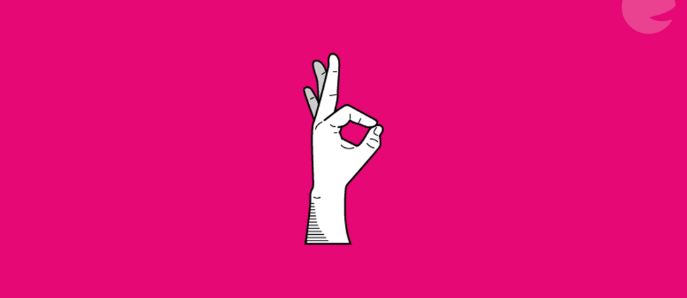 okay sign made by a hand